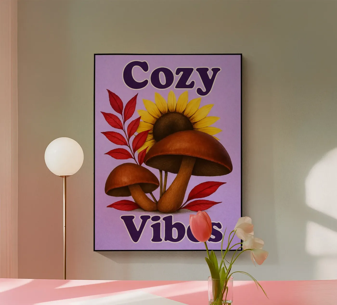 gezellige sfeer acryl van Bulaxtims