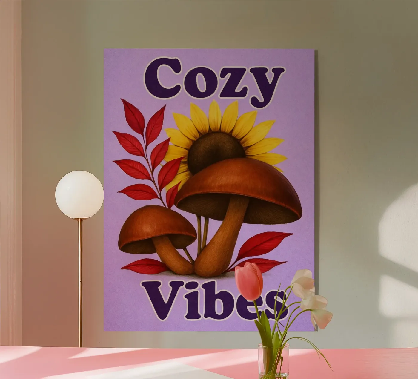 gezellige sfeer acryl van Bulaxtims