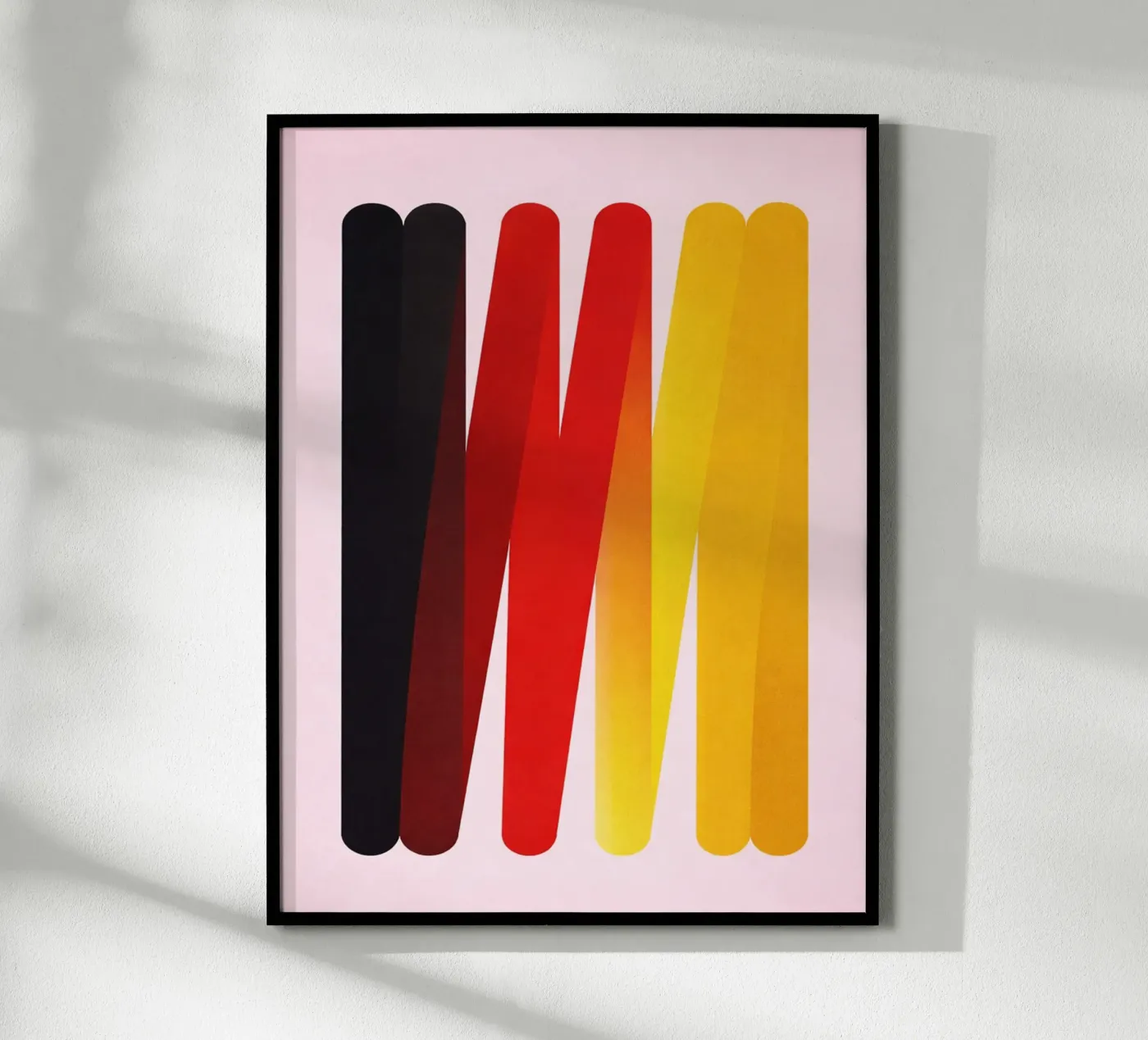 germany brush flag poster by Bulaxtims