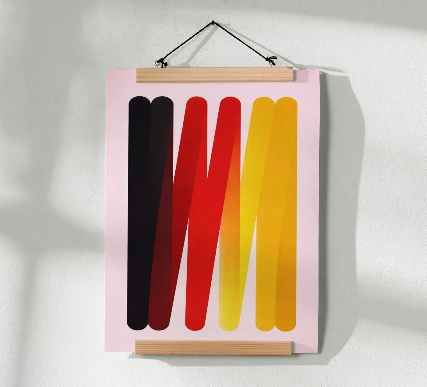 germany brush flag poster by Bulaxtims