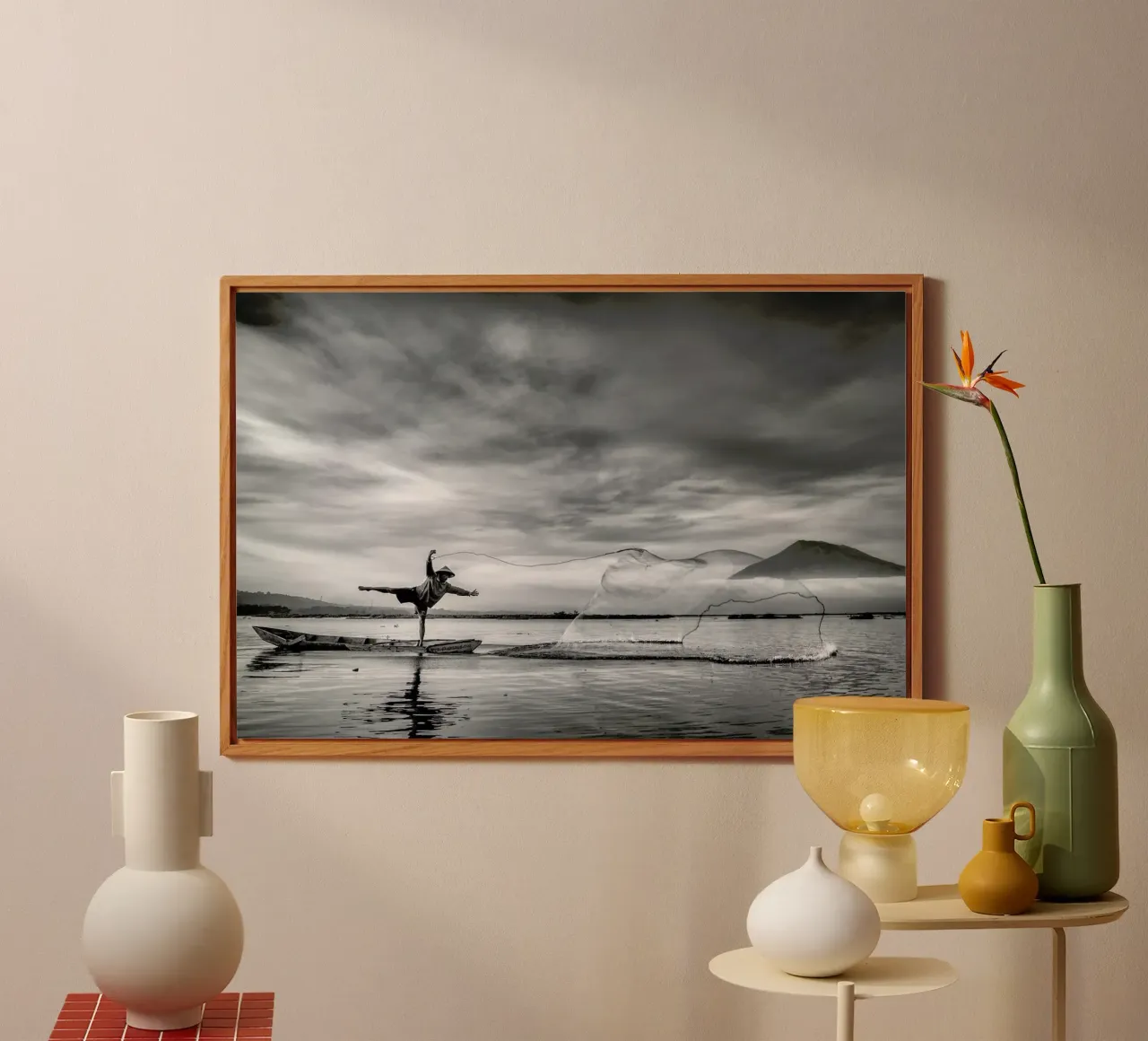 Man behind the nets - Arief Siswandhono alluminio dibond da Pictufy