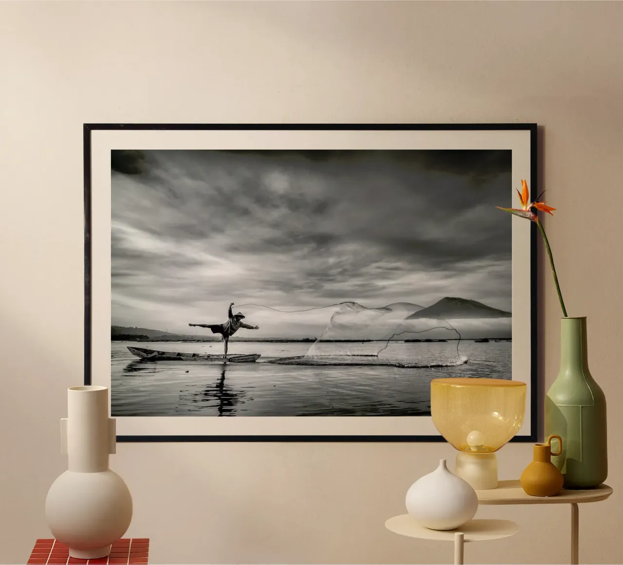 Man behind the nets - Arief Siswandhono carta hahnemühle da Pictufy