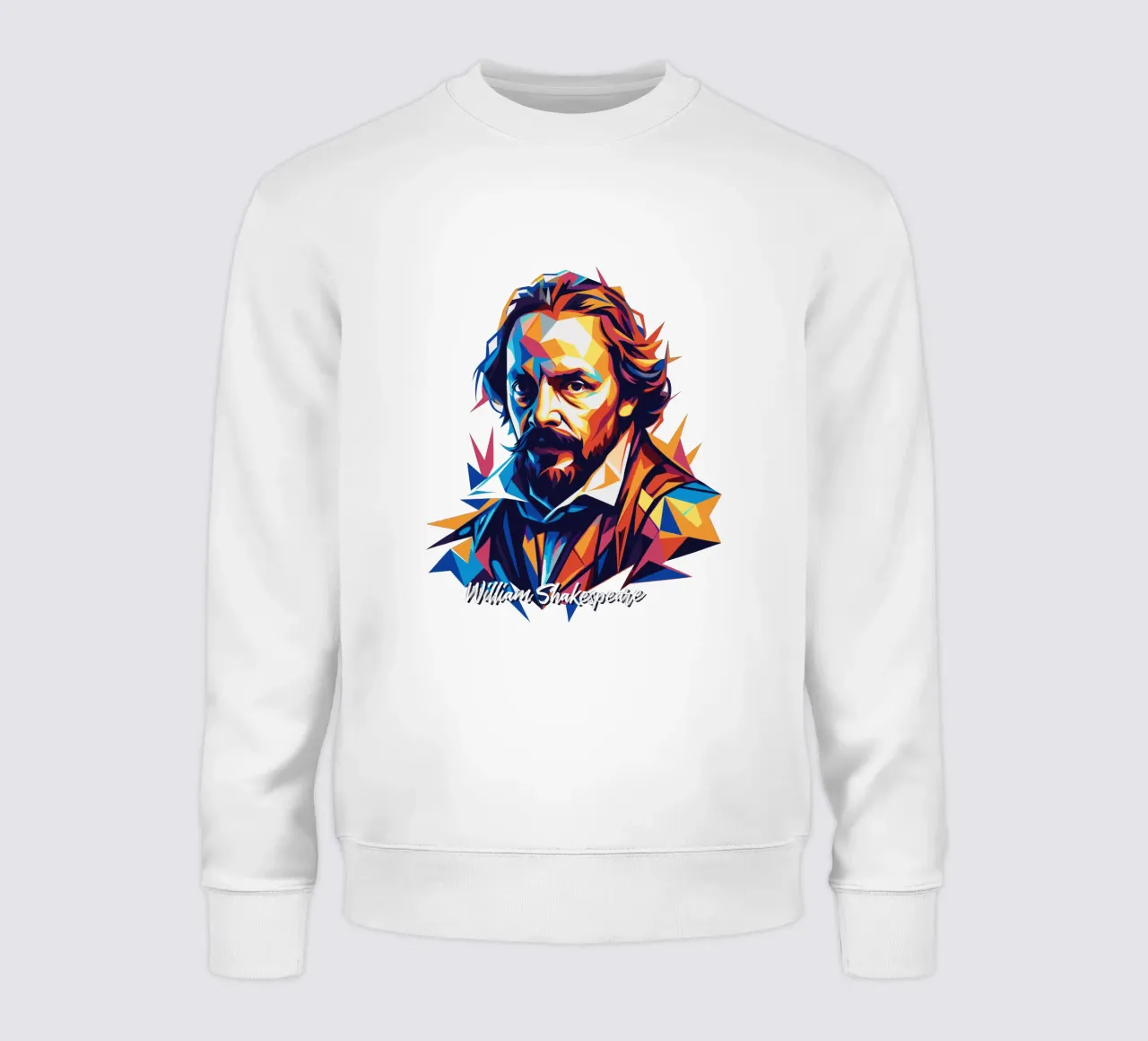 William Shakespeare WPAP Pop Art felpa da vectorartnesia