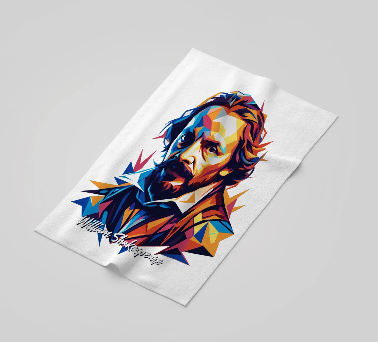 William Shakespeare WPAP Pop Art telo mare da vectorartnesia