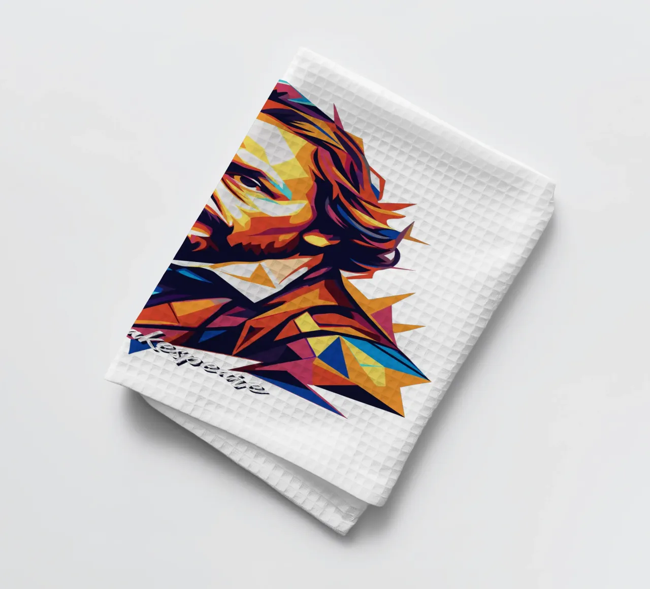 William Shakespeare WPAP Pop Art canovaccio da cucina da vectorartnesia