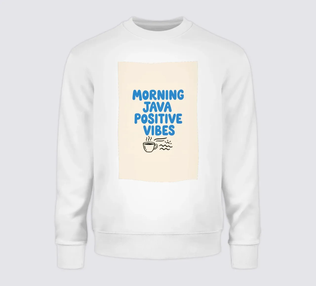 Matin Java Ondes positives sweat de SayingGood
