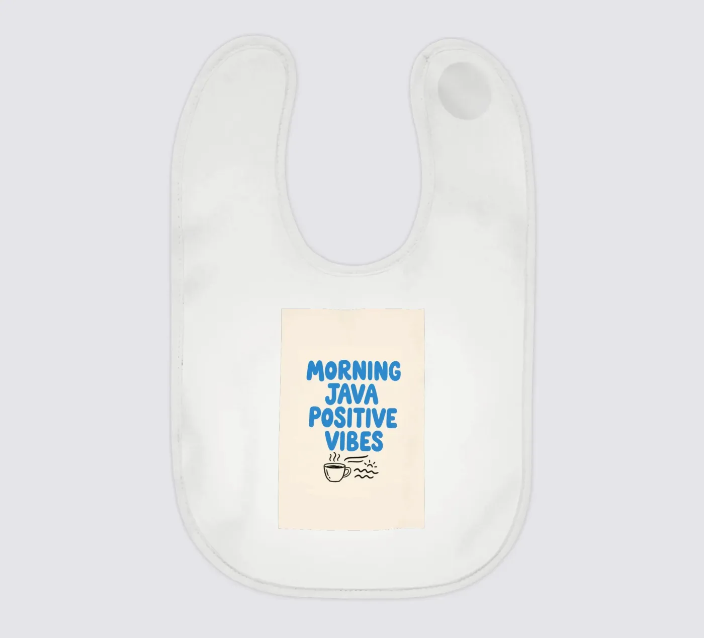 Matin Java Ondes positives bavoir de SayingGood