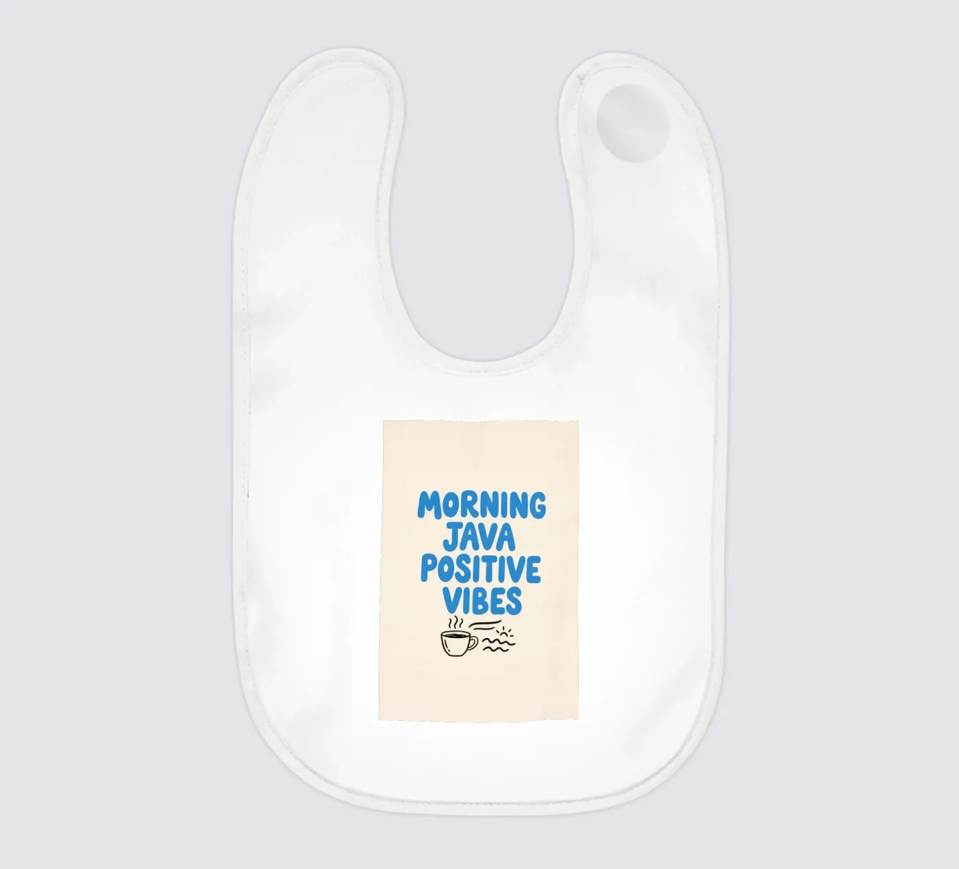 Matin Java Ondes positives bavoir de SayingGood