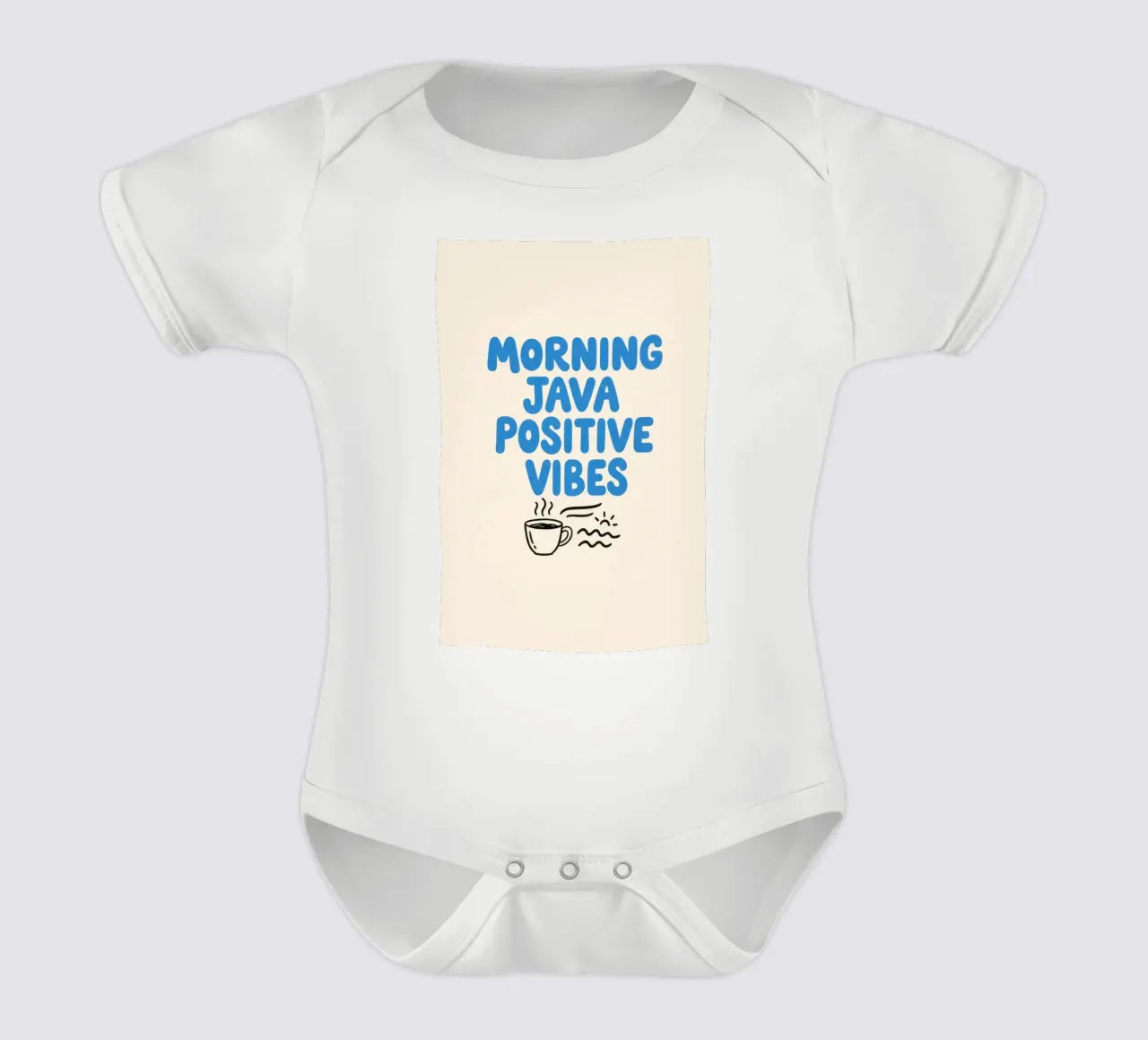 Matin Java Ondes positives body bébé de SayingGood