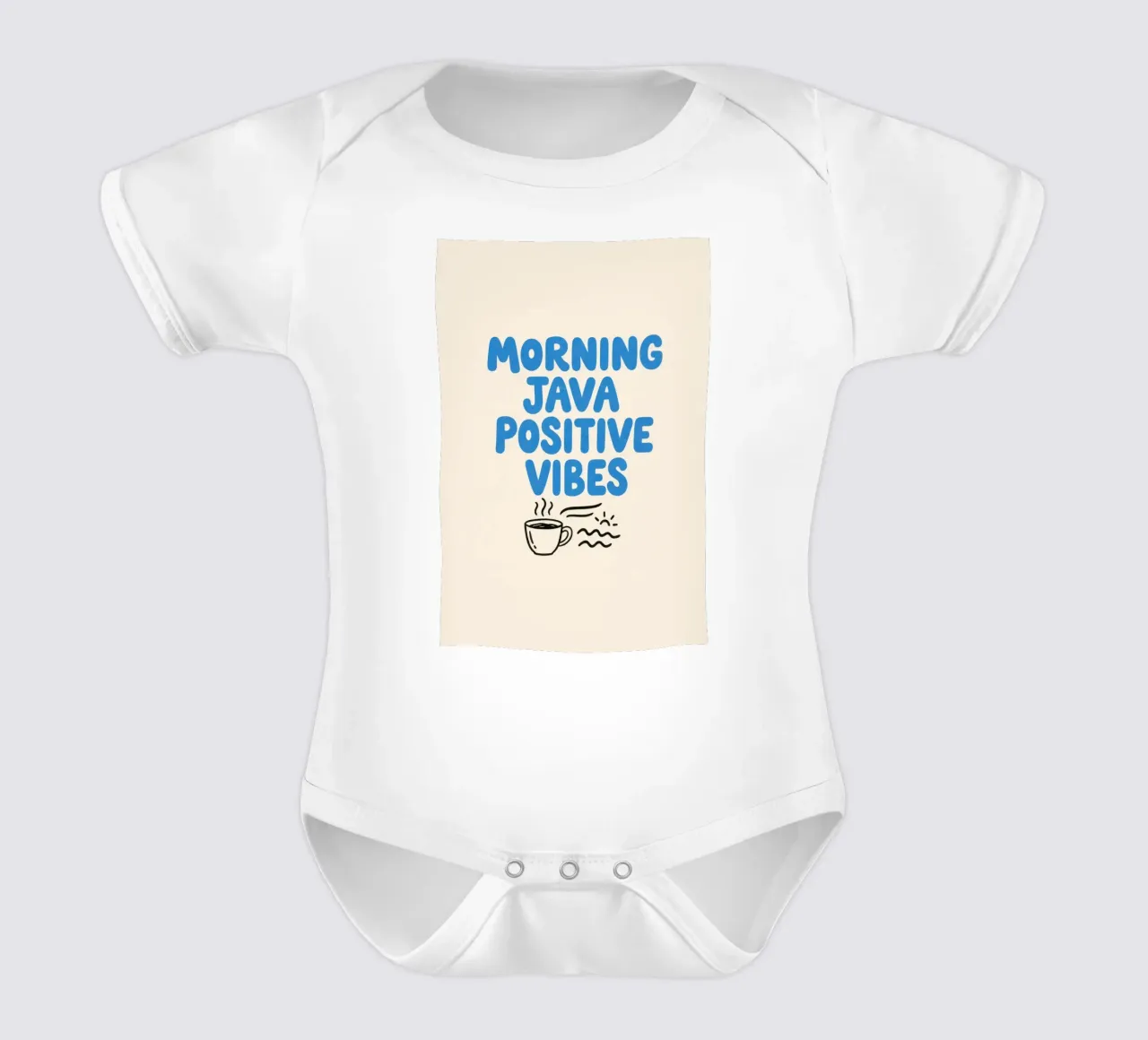Matin Java Ondes positives body bébé de SayingGood