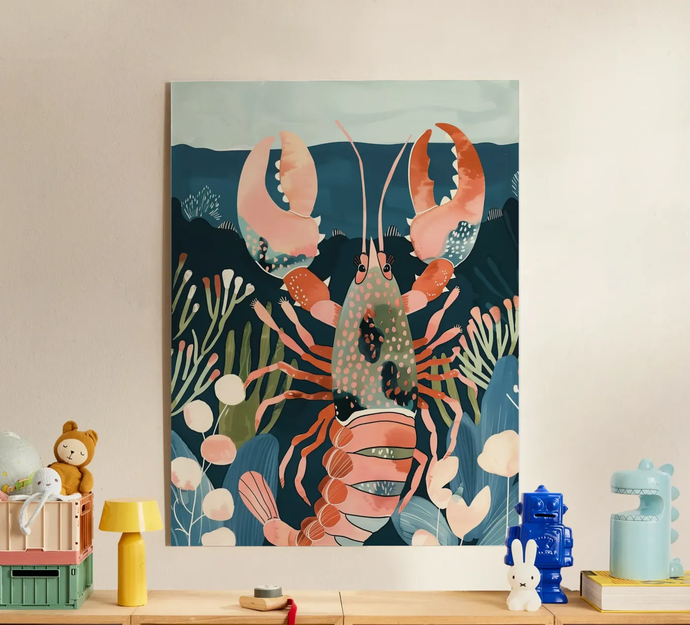 Midnight Lobster plexiglass da softsoul