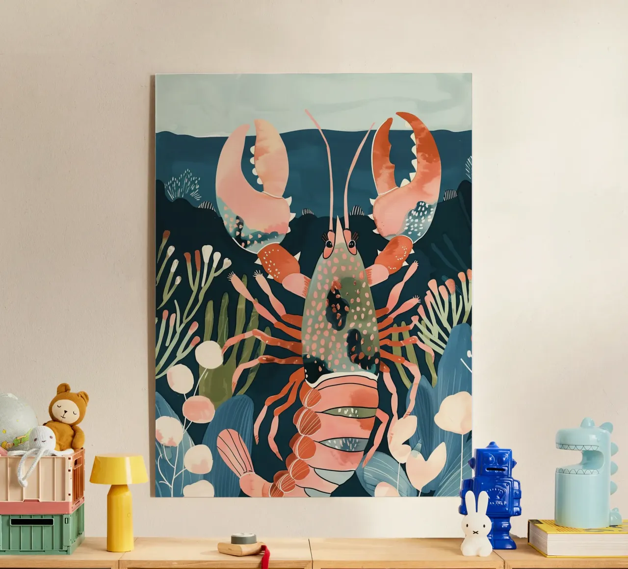 Midnight Lobster plexiglass da softsoul