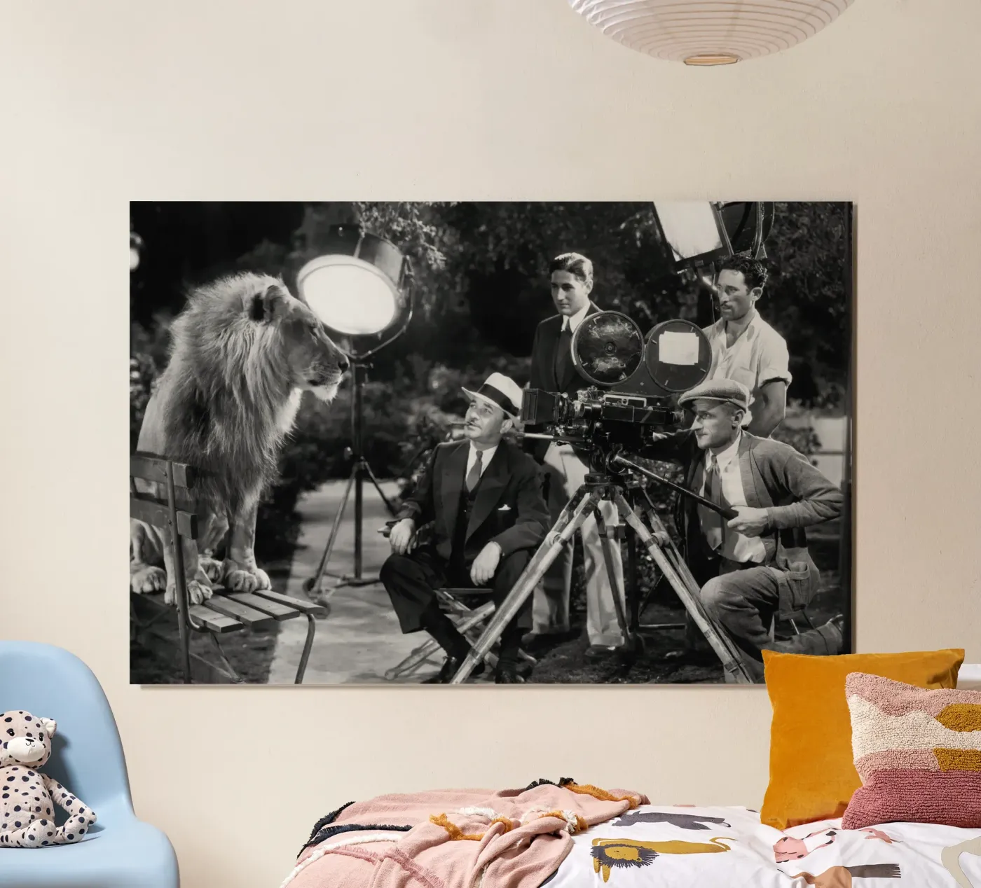 Lion Posing poster by VIntagoras