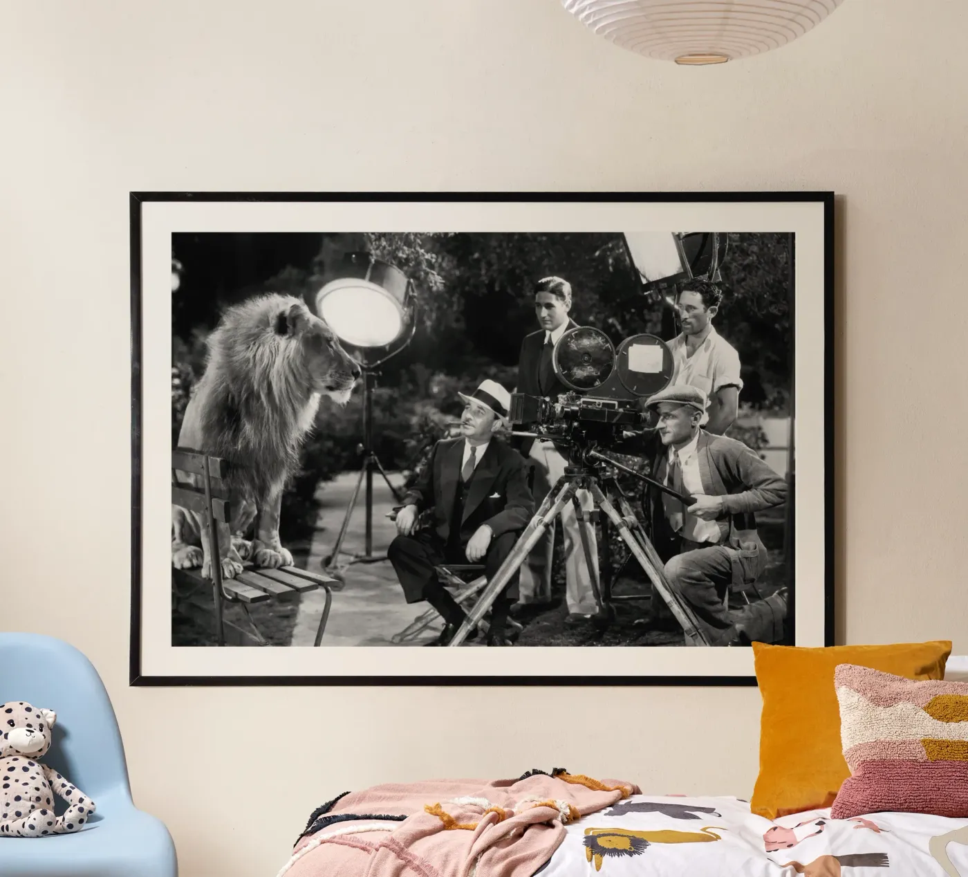 Lion Posing poster by VIntagoras