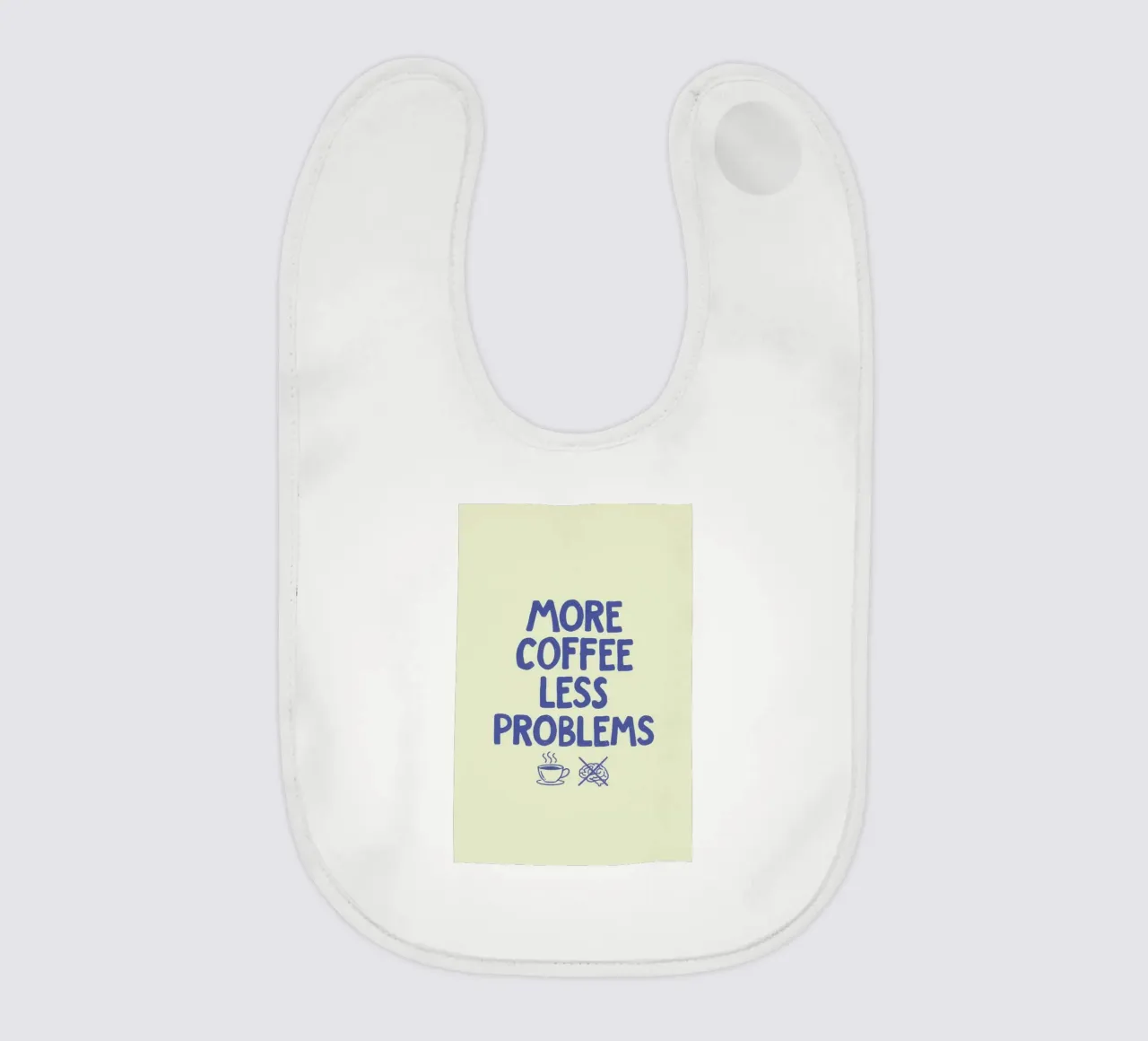 Più caffè, meno problemi bavaglino da SayingGood