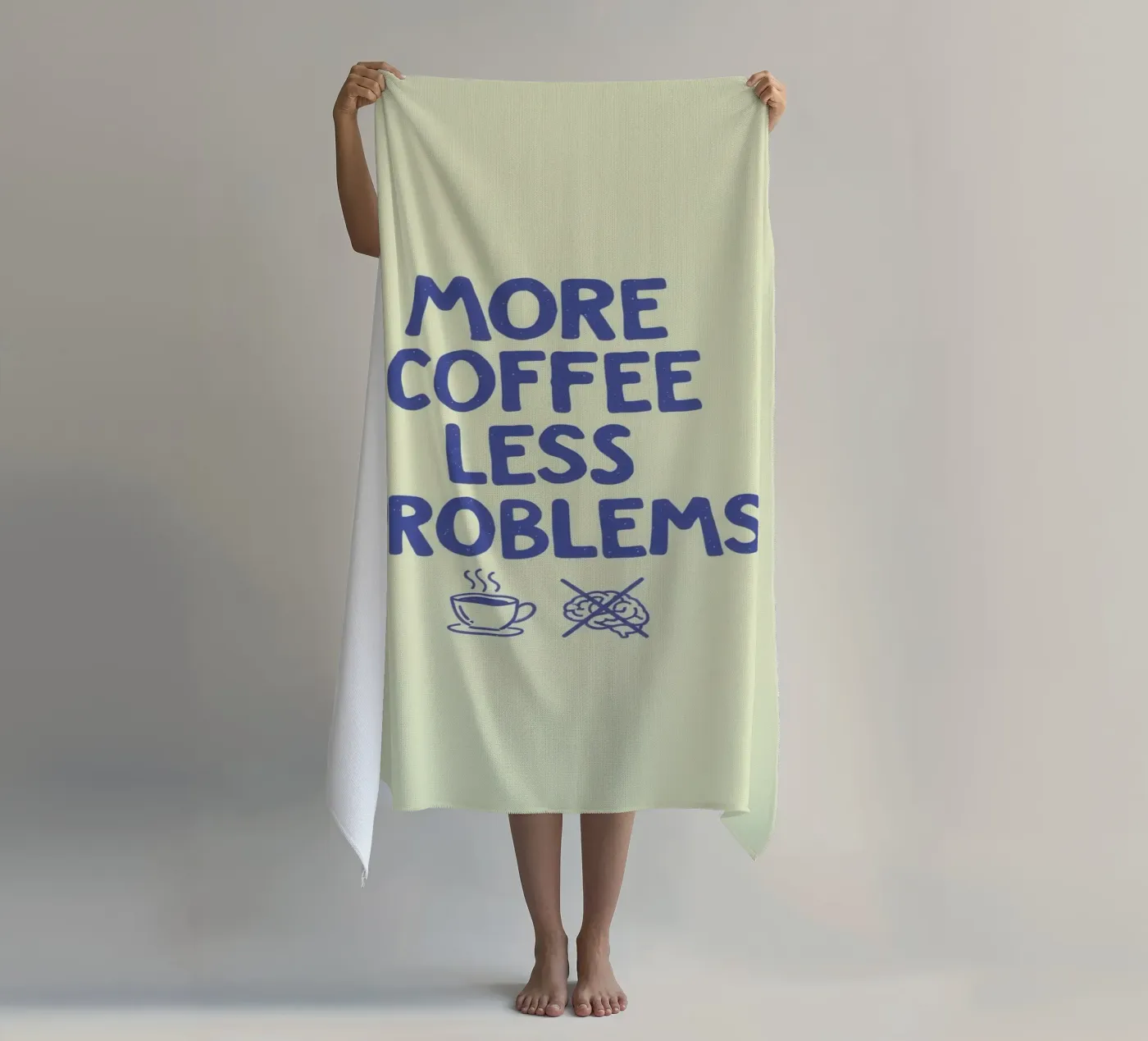 More Coffee Less Problems telo mare da SayingGood