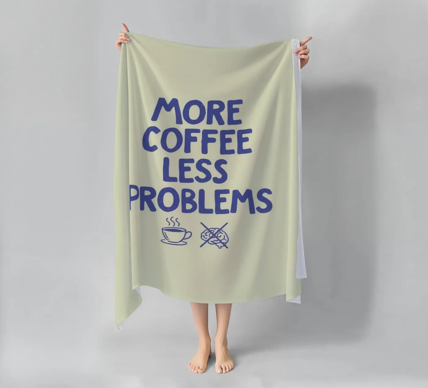 More Coffee Less Problems telo mare da SayingGood