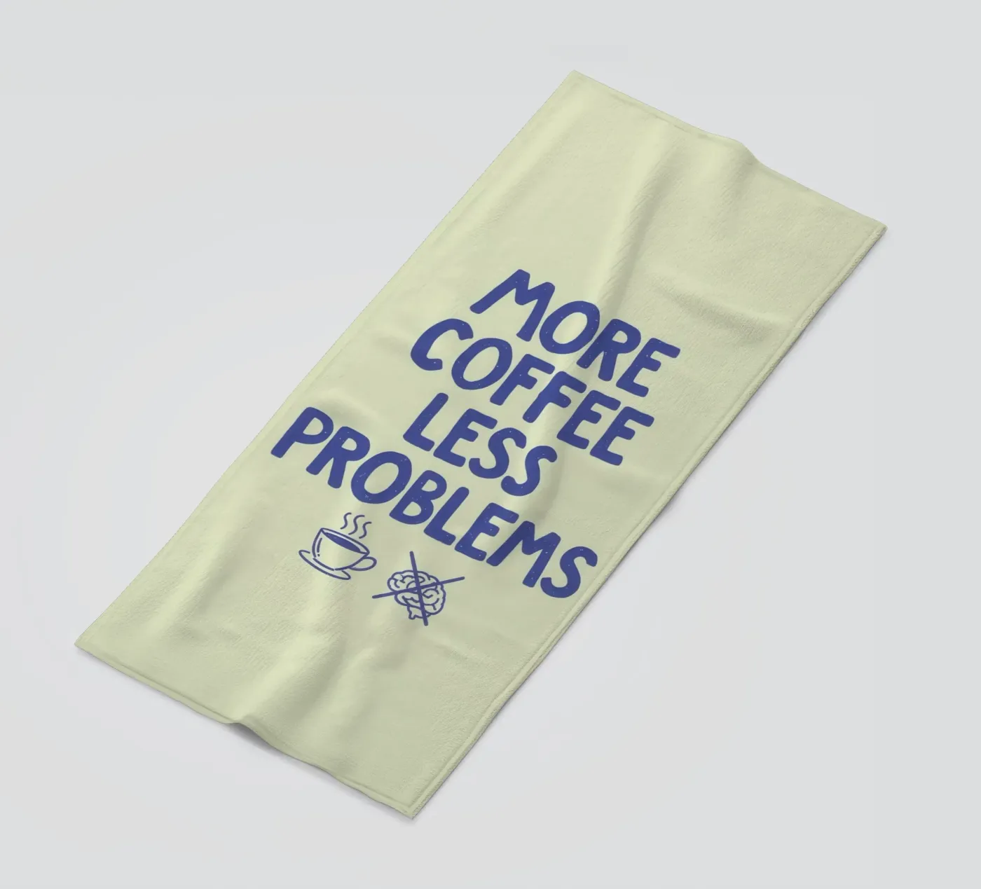More Coffee Less Problems telo mare da SayingGood