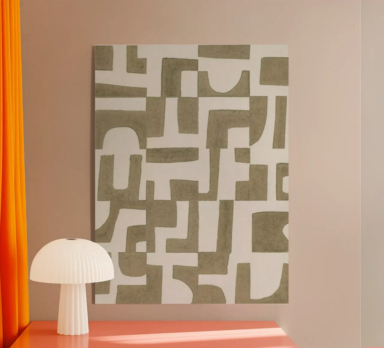 Puzzle verde salvia plexiglass da Alisa Galitsyna