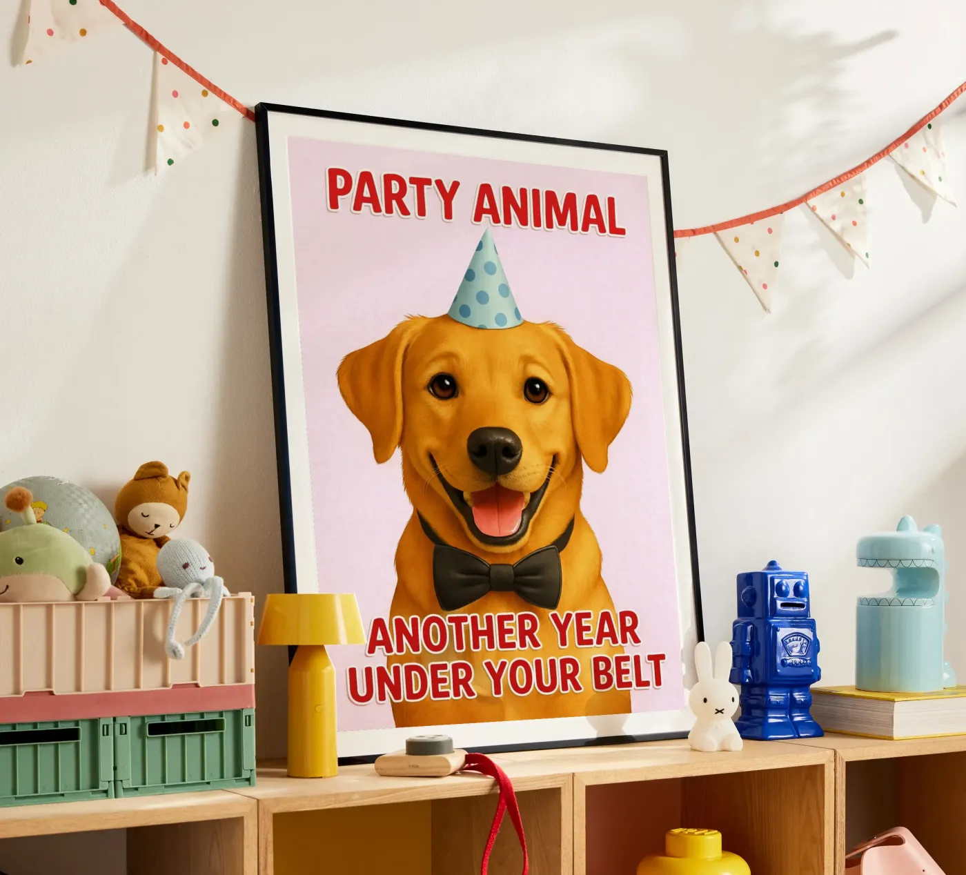 feestbeest poster van Bulaxtims