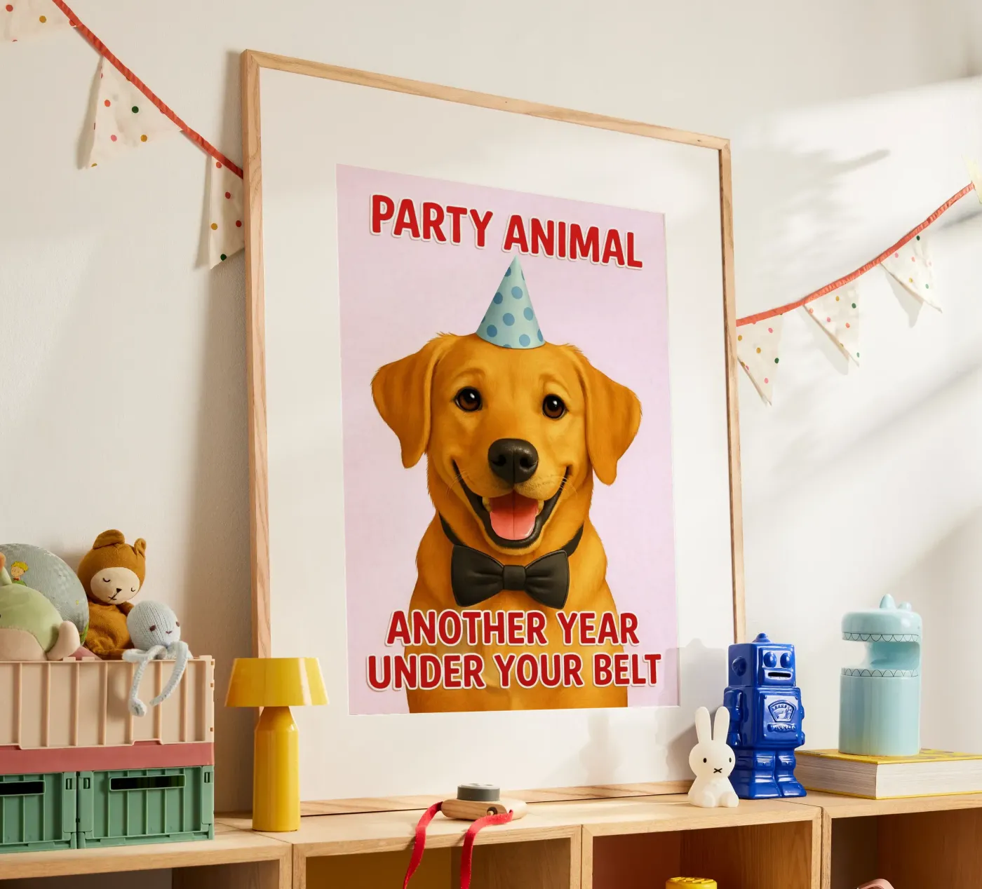 feestbeest poster van Bulaxtims