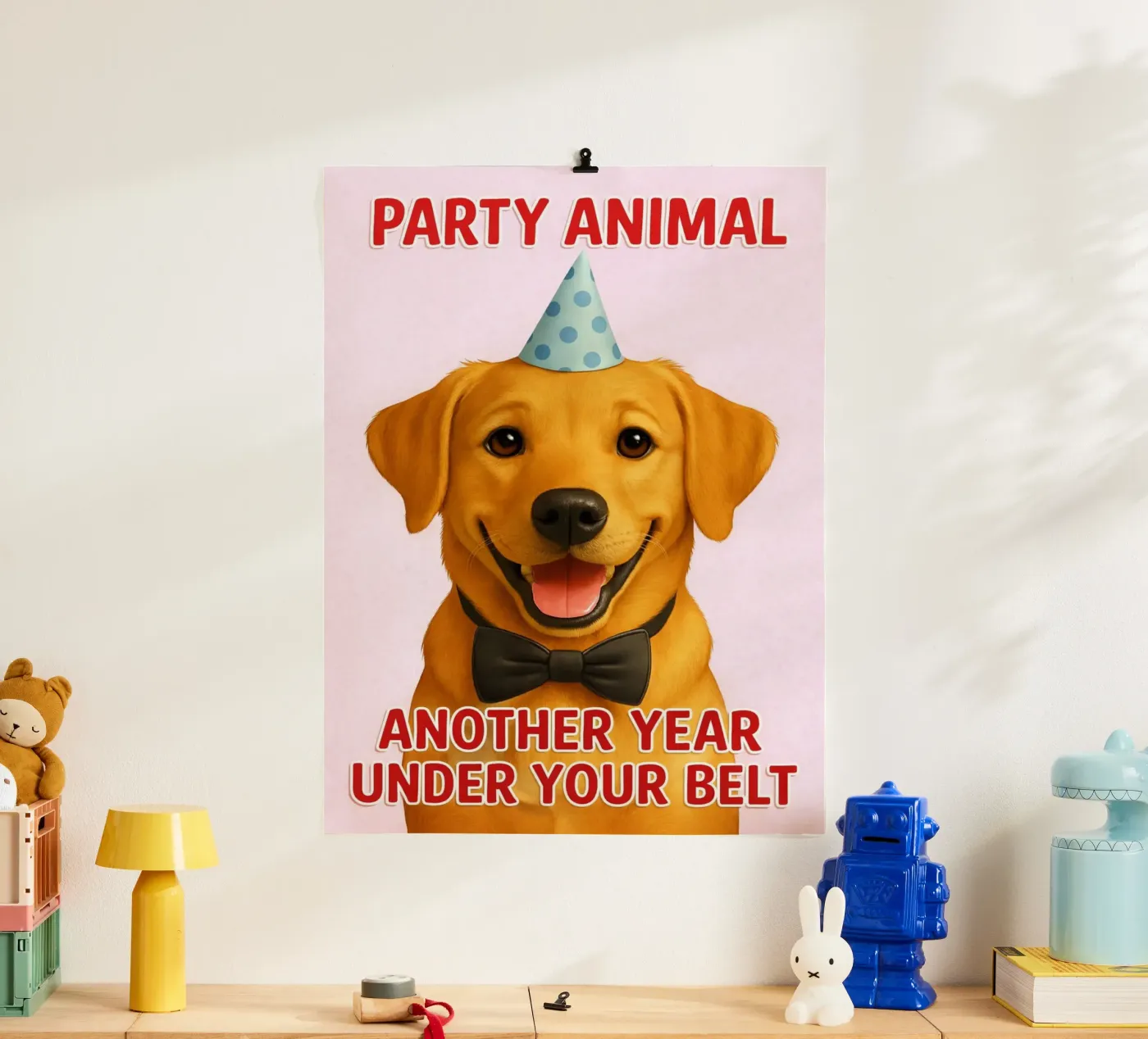 feestbeest poster van Bulaxtims