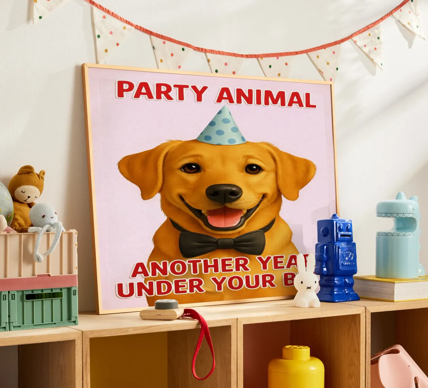 feestbeest poster van Bulaxtims