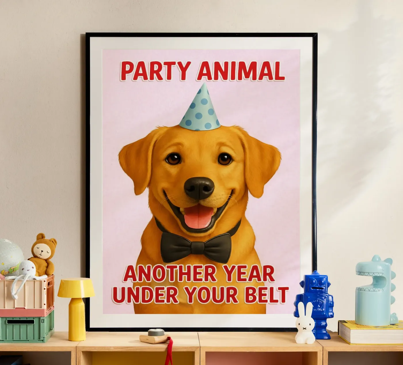 feestbeest poster van Bulaxtims