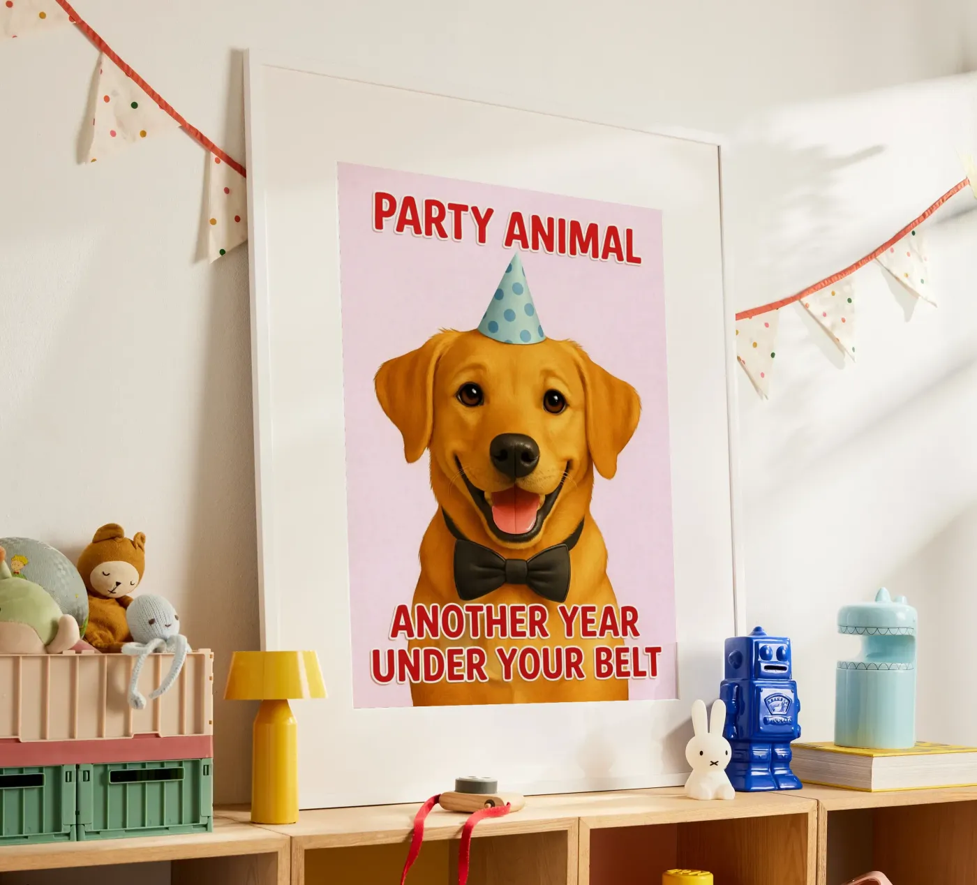 feestbeest poster van Bulaxtims