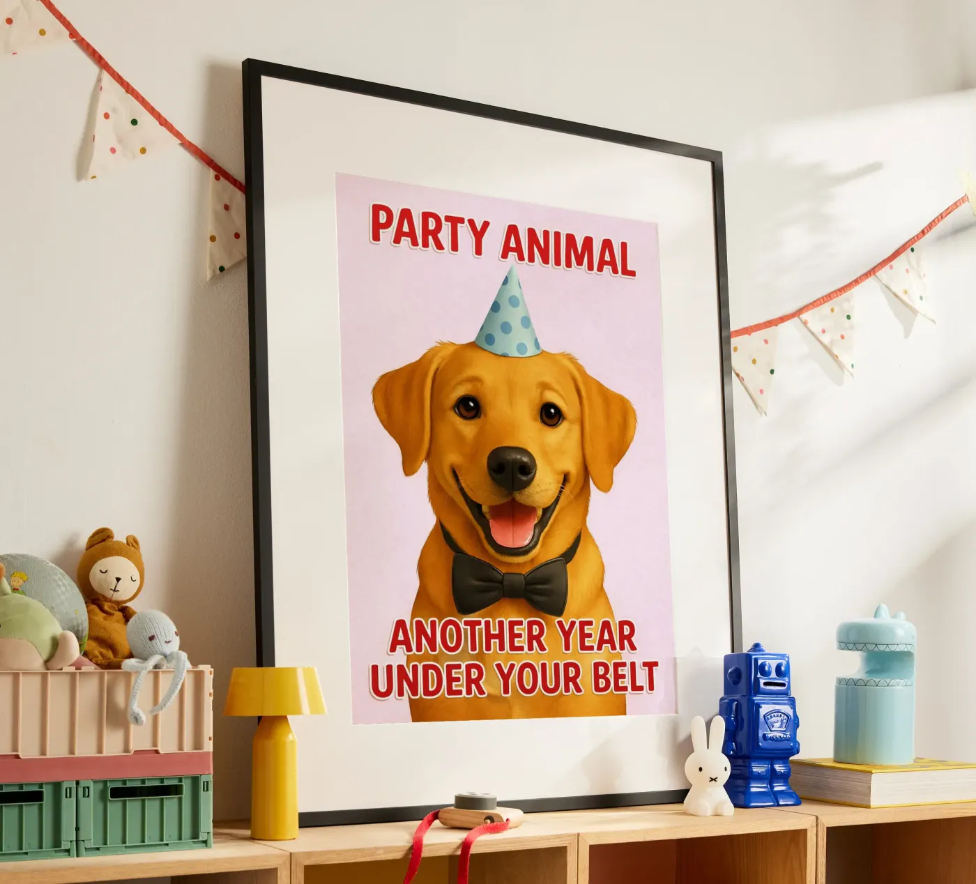 feestbeest poster van Bulaxtims
