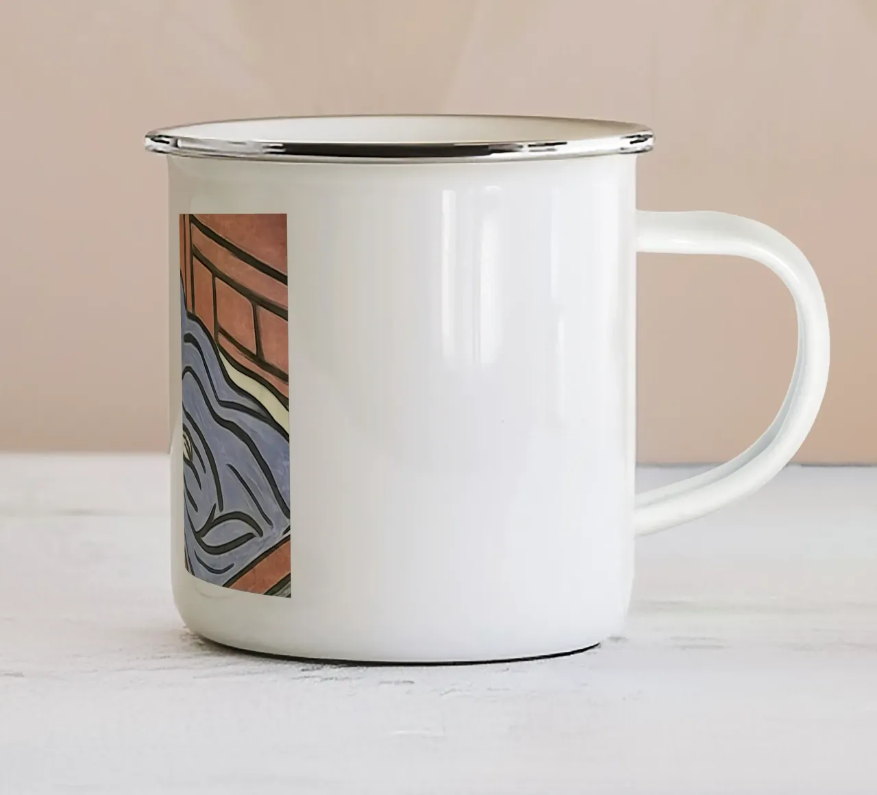 Nel sonno tazza in smalto da ZAMART