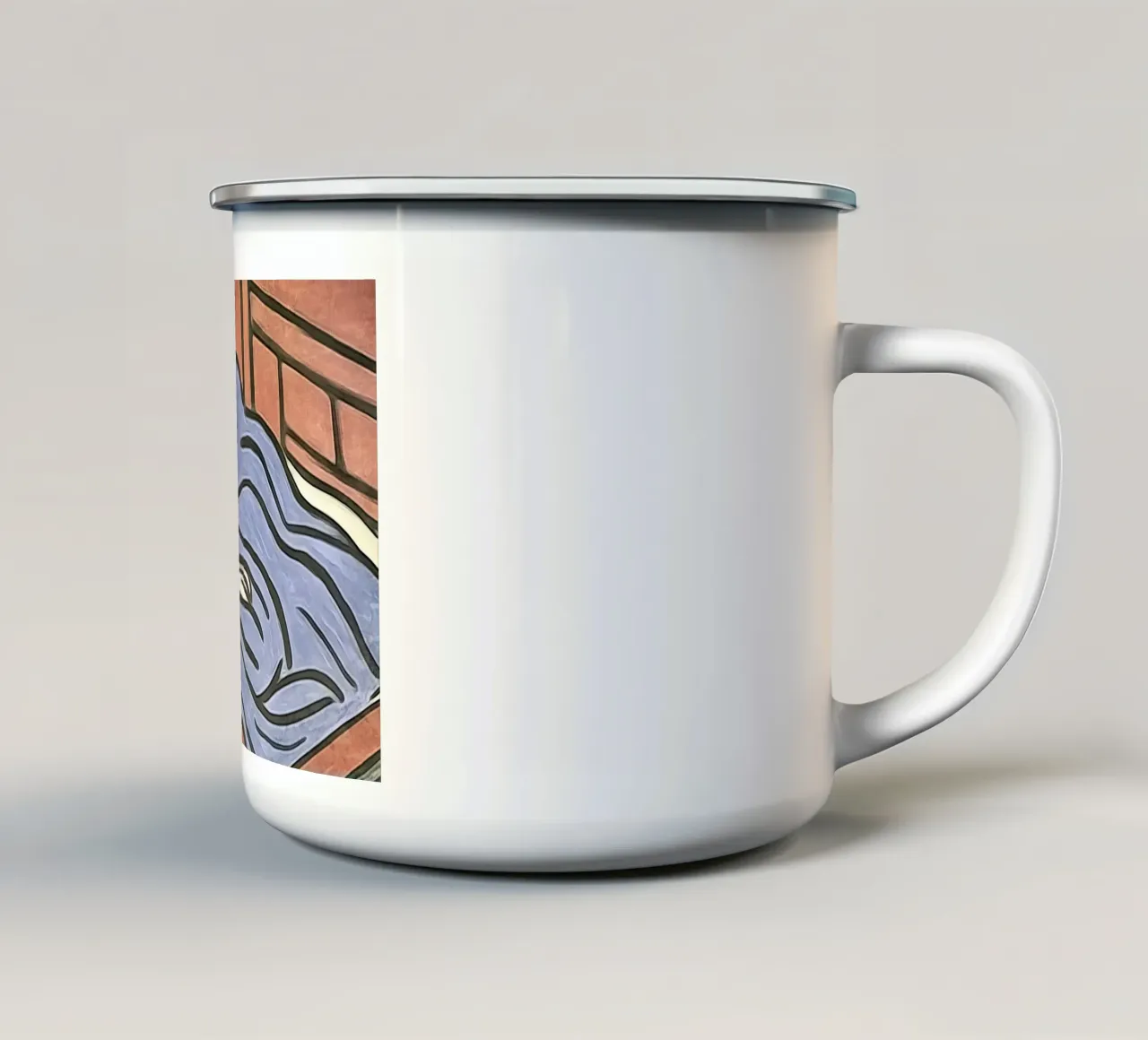 Nel sonno tazza in smalto da ZAMART