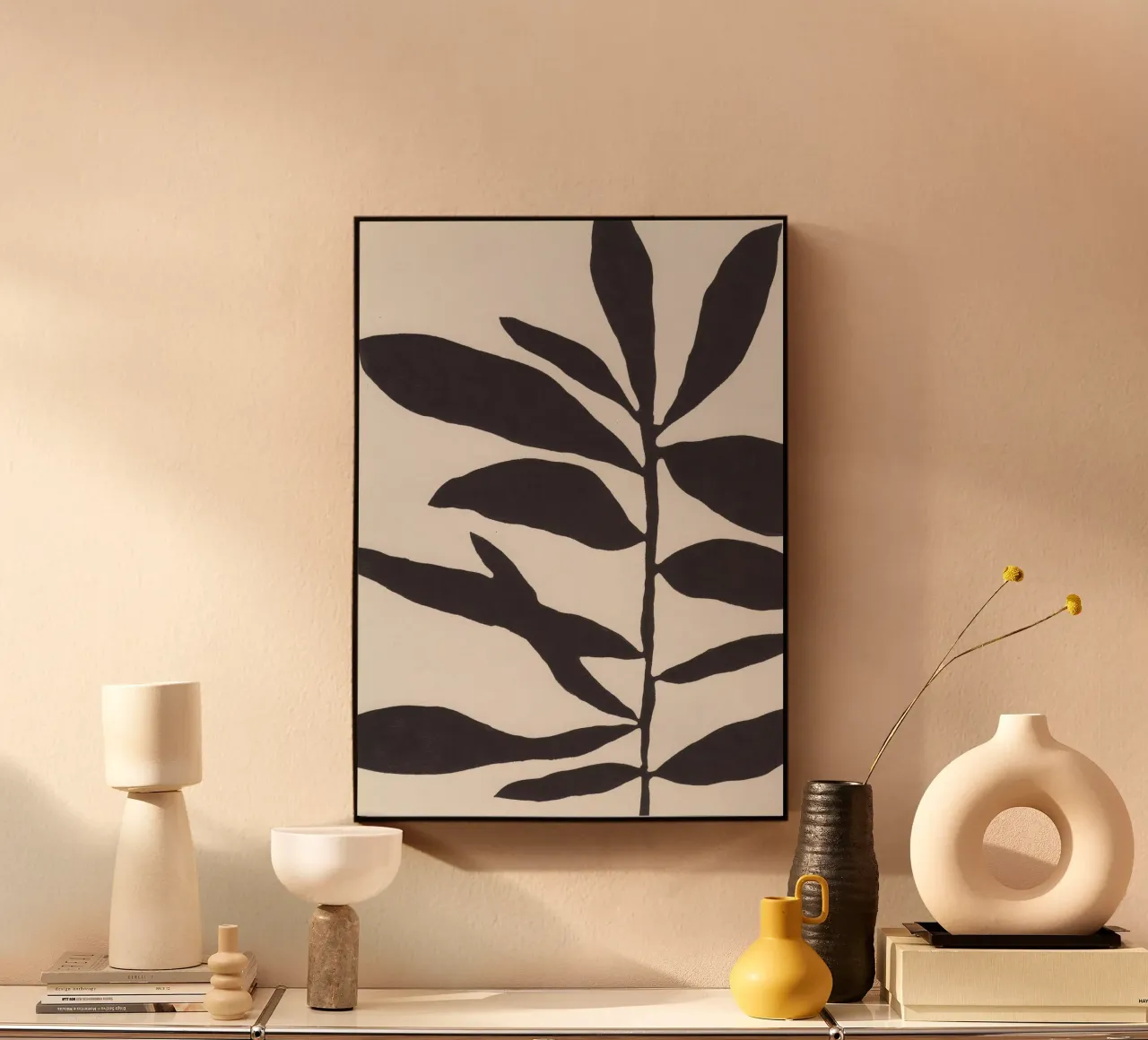 Ramo Linocut #3 / Bianco e nero alluminio dibond da Alisa Galitsyna