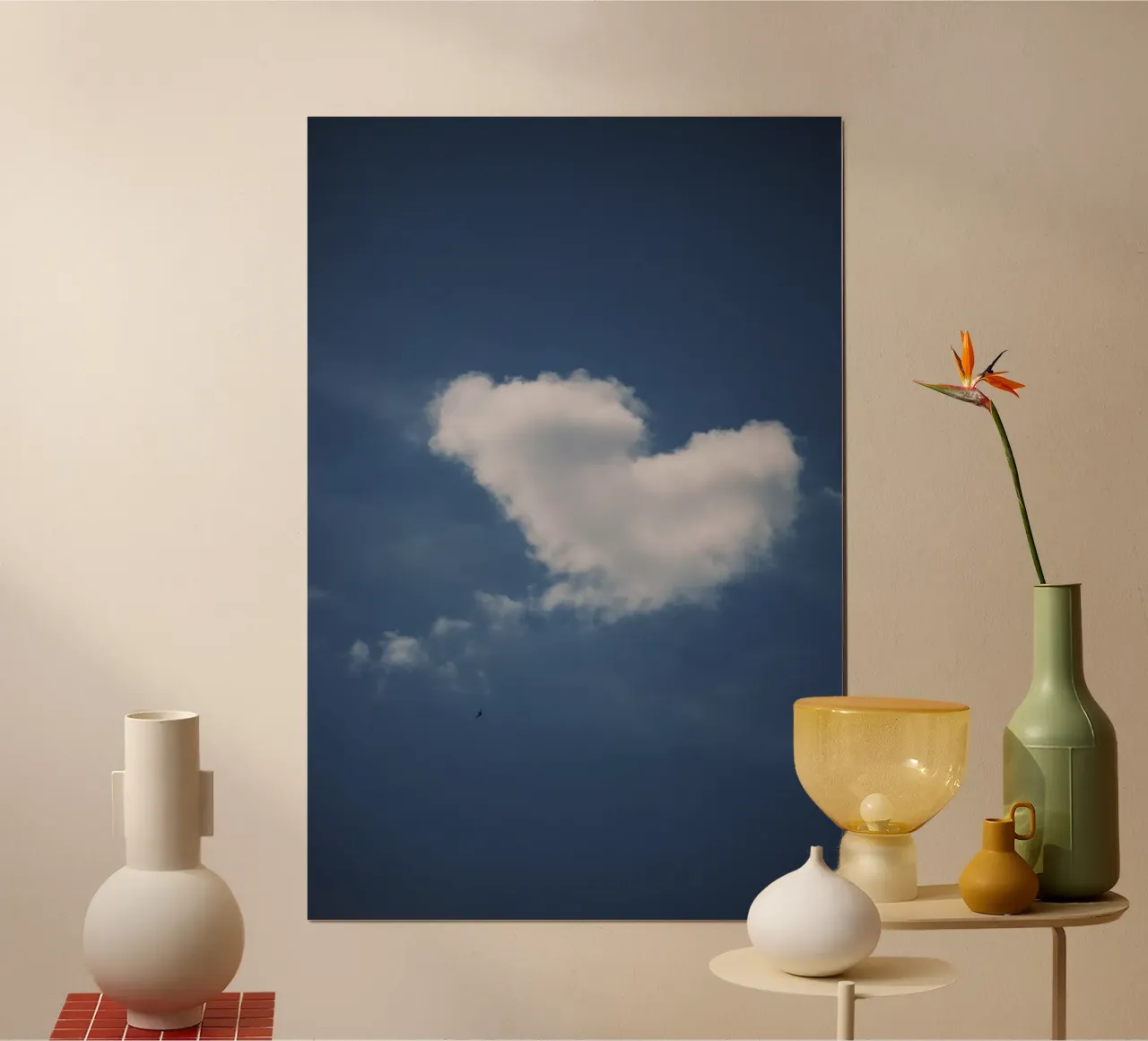 Heart chaped cloud poster da Sky Poetics