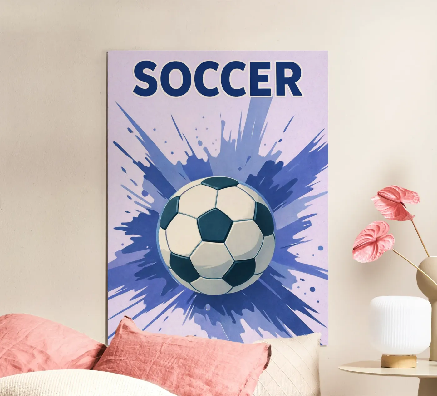 soccer poster by Bulaxtims
