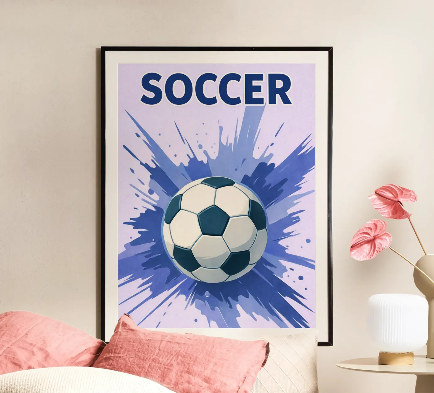 soccer poster by Bulaxtims