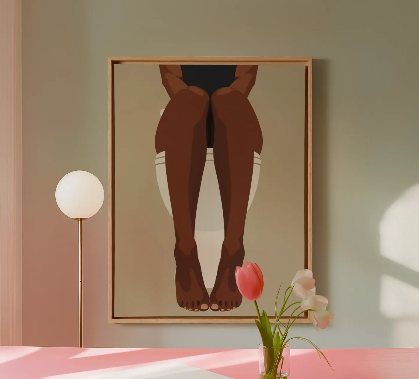 bathroom canvas by Zwischenschicht