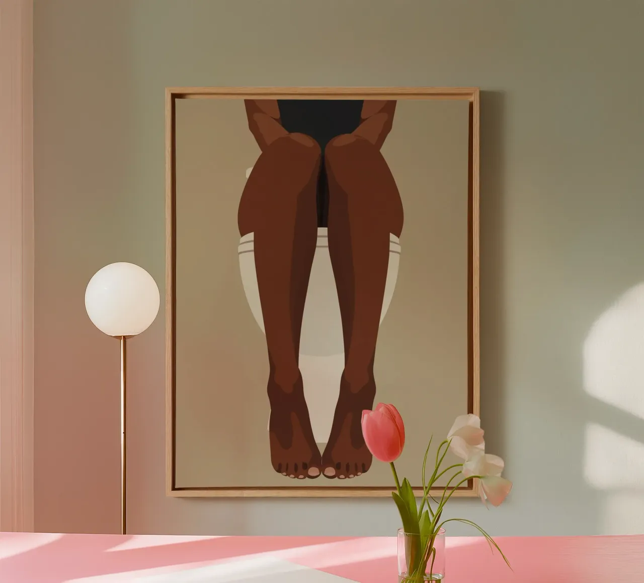 bathroom canvas by Zwischenschicht