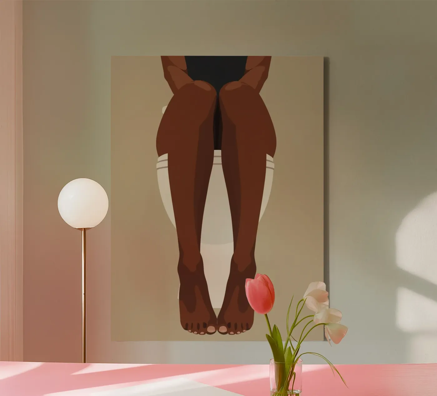 bathroom canvas by Zwischenschicht