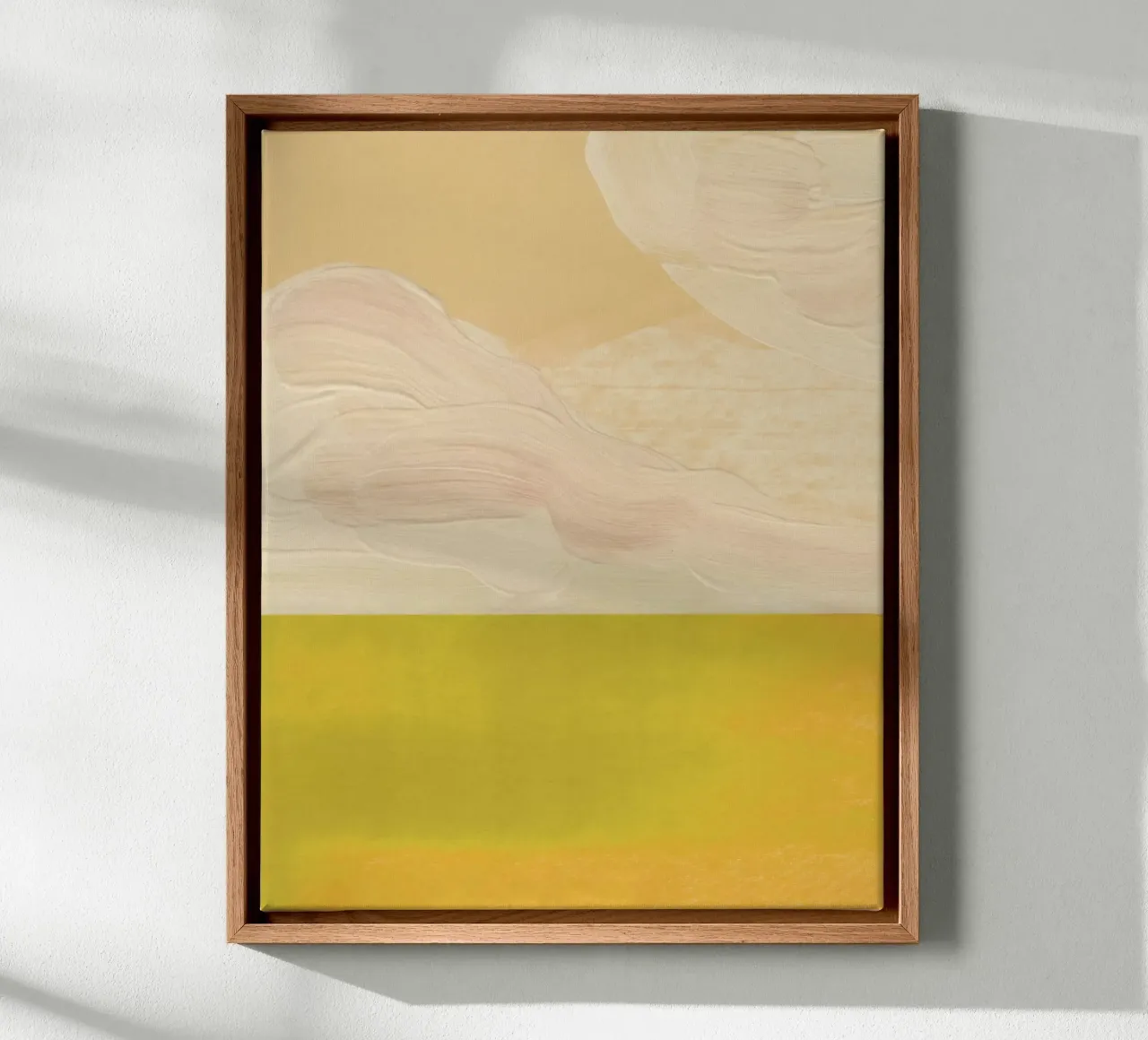 Endless Fields canvas with Floater frame by Alisa Galitsyna