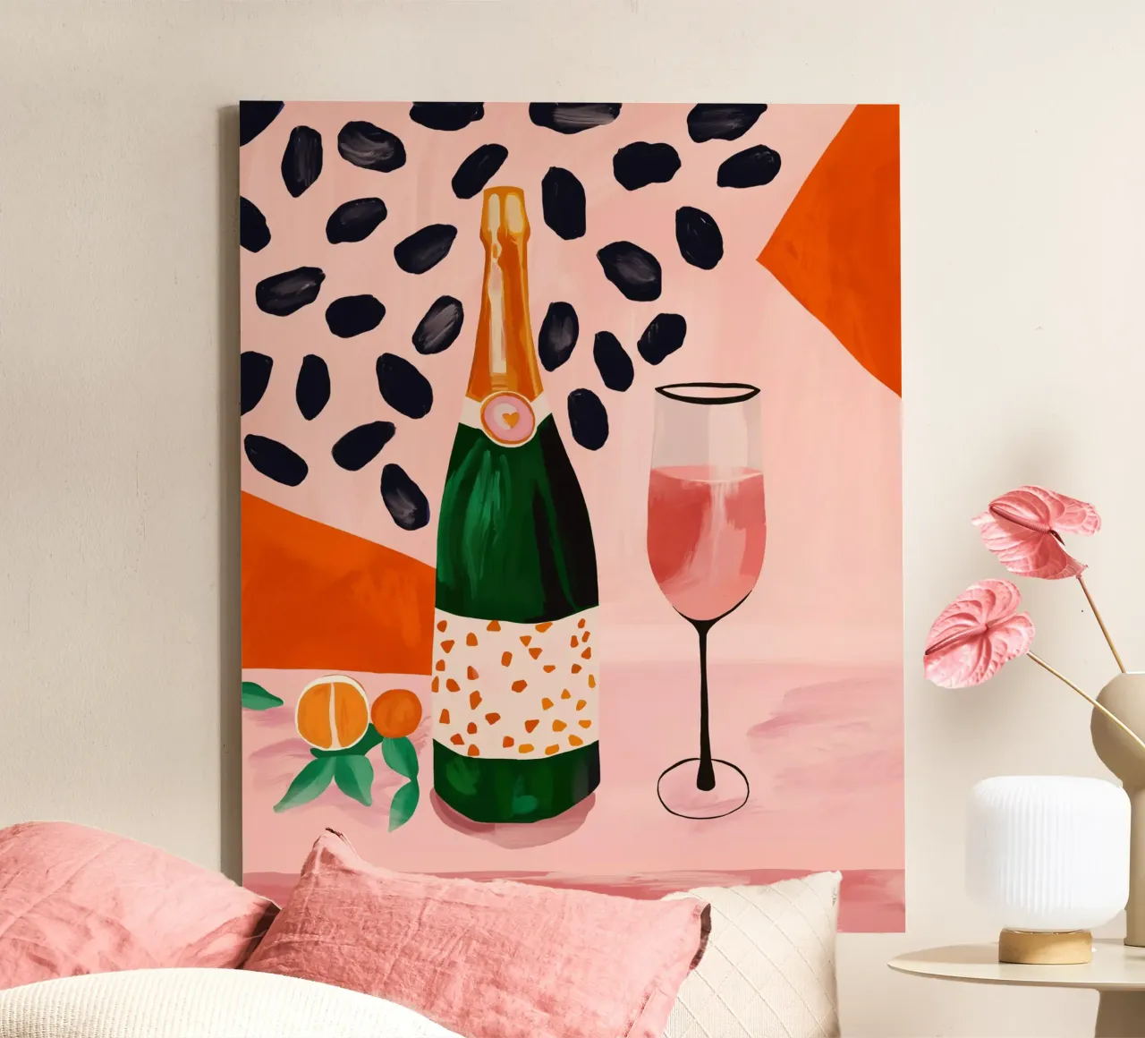 Let`s Celebrate canvas with Floater frame by ArtsySesta