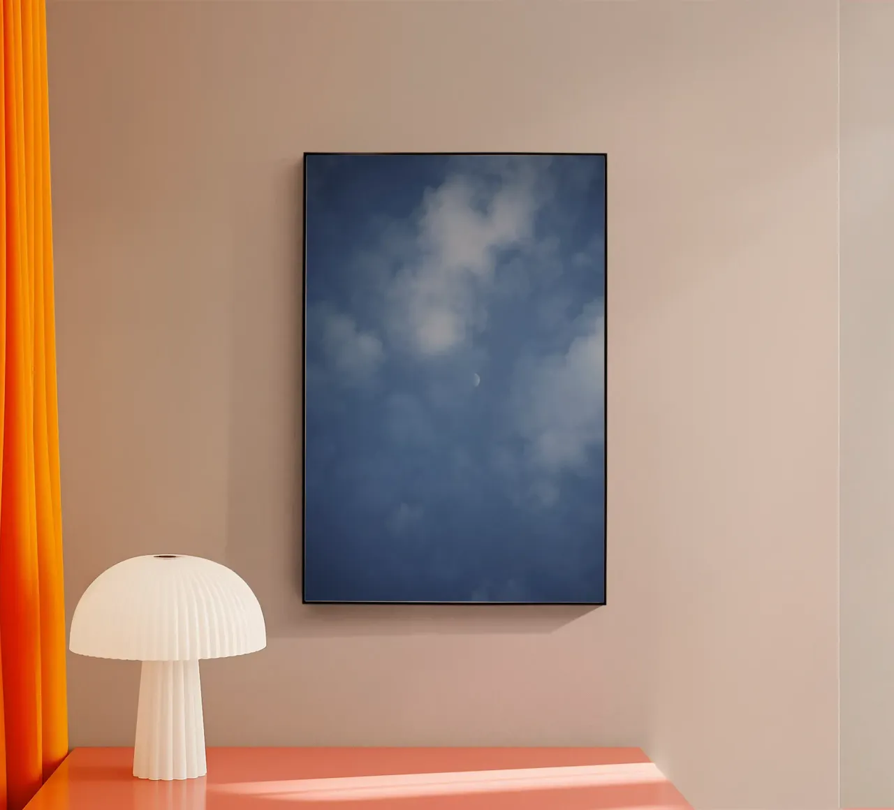 Soft clouds and moon plexiglass da Sky Poetics