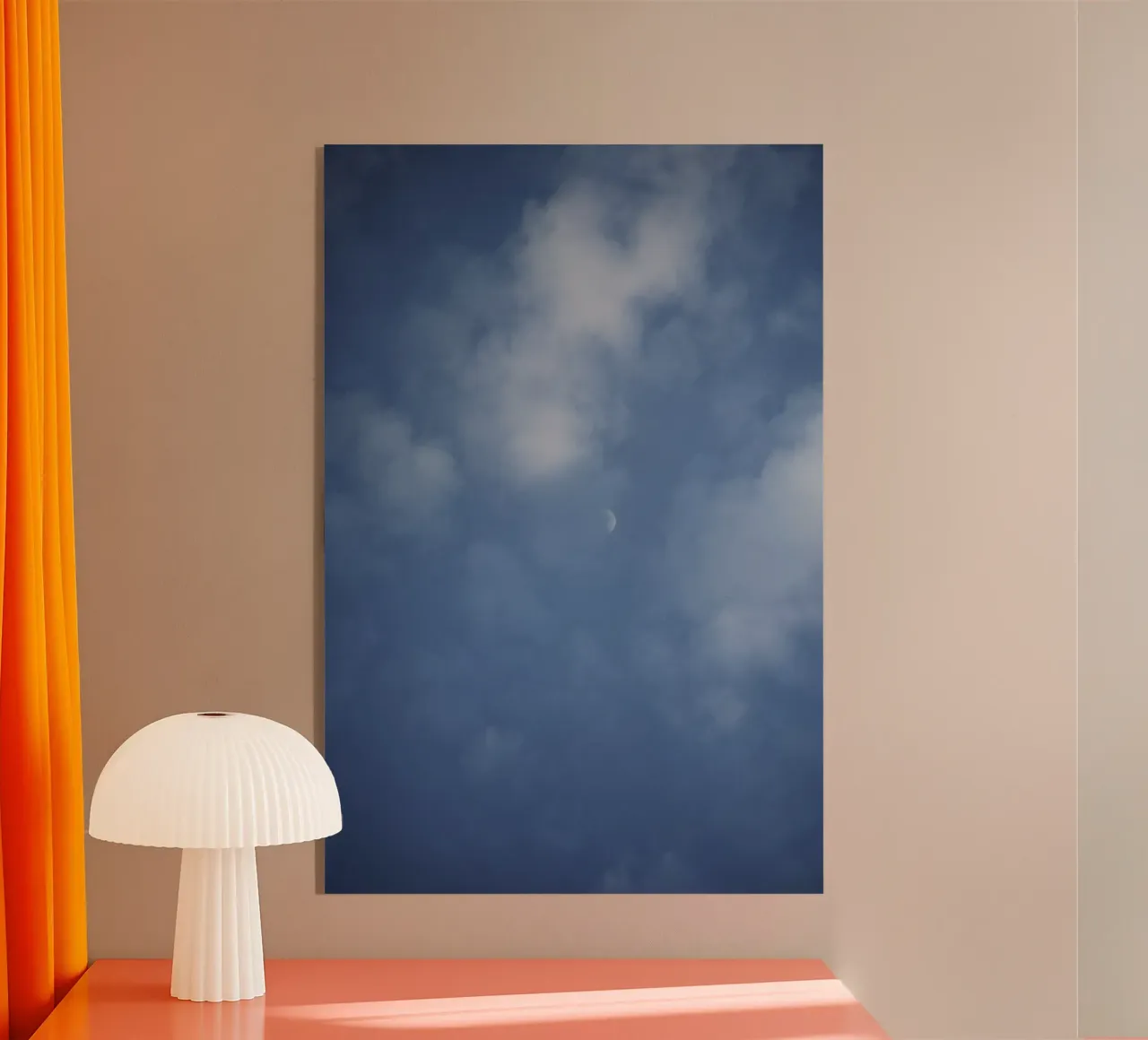 Soft clouds and moon plexiglass da Sky Poetics