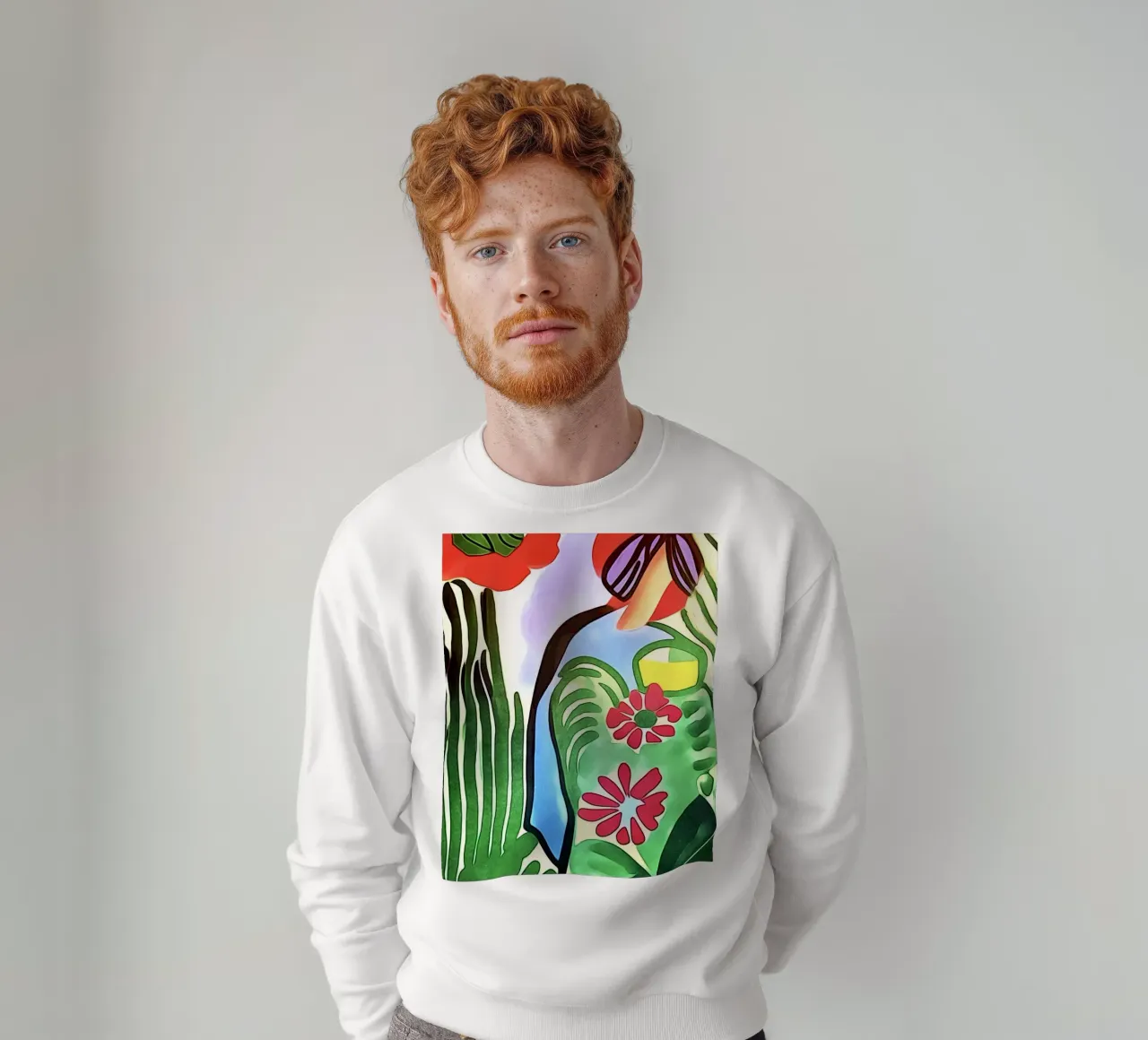 Im Blumengarten, Motiv 3 Sweatshirt von ZAMART