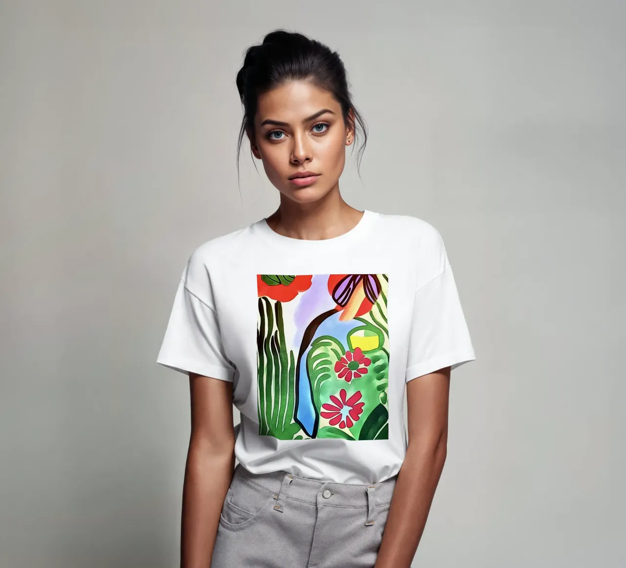 In the flower garden, motif 3 t-shirt by ZAMART