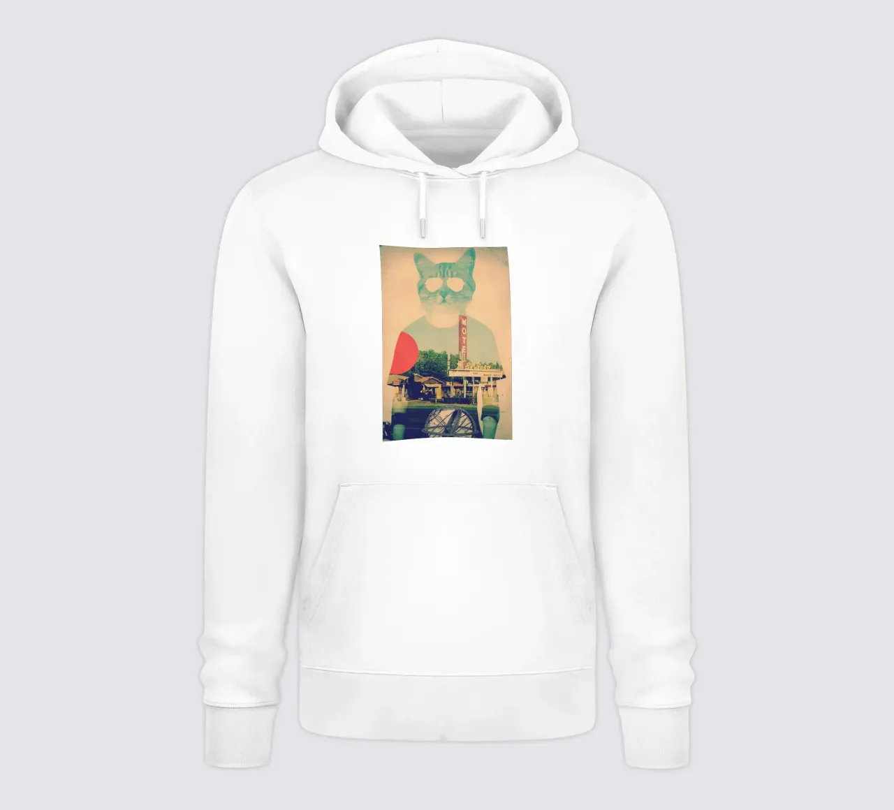 Cool Cat felpa con cappuccio da Ali Gulec