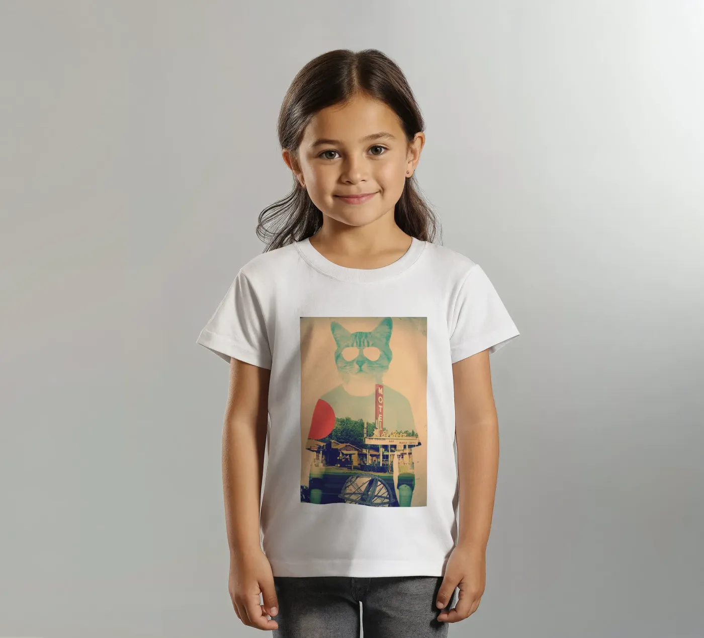 Cool Cat t-shirt bambini da Ali Gulec