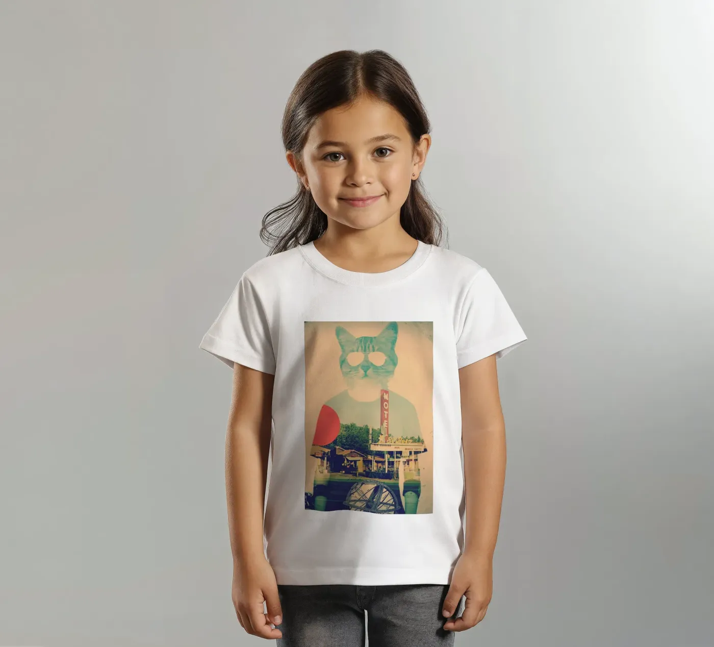 Cool Cat t-shirt bambini da Ali Gulec
