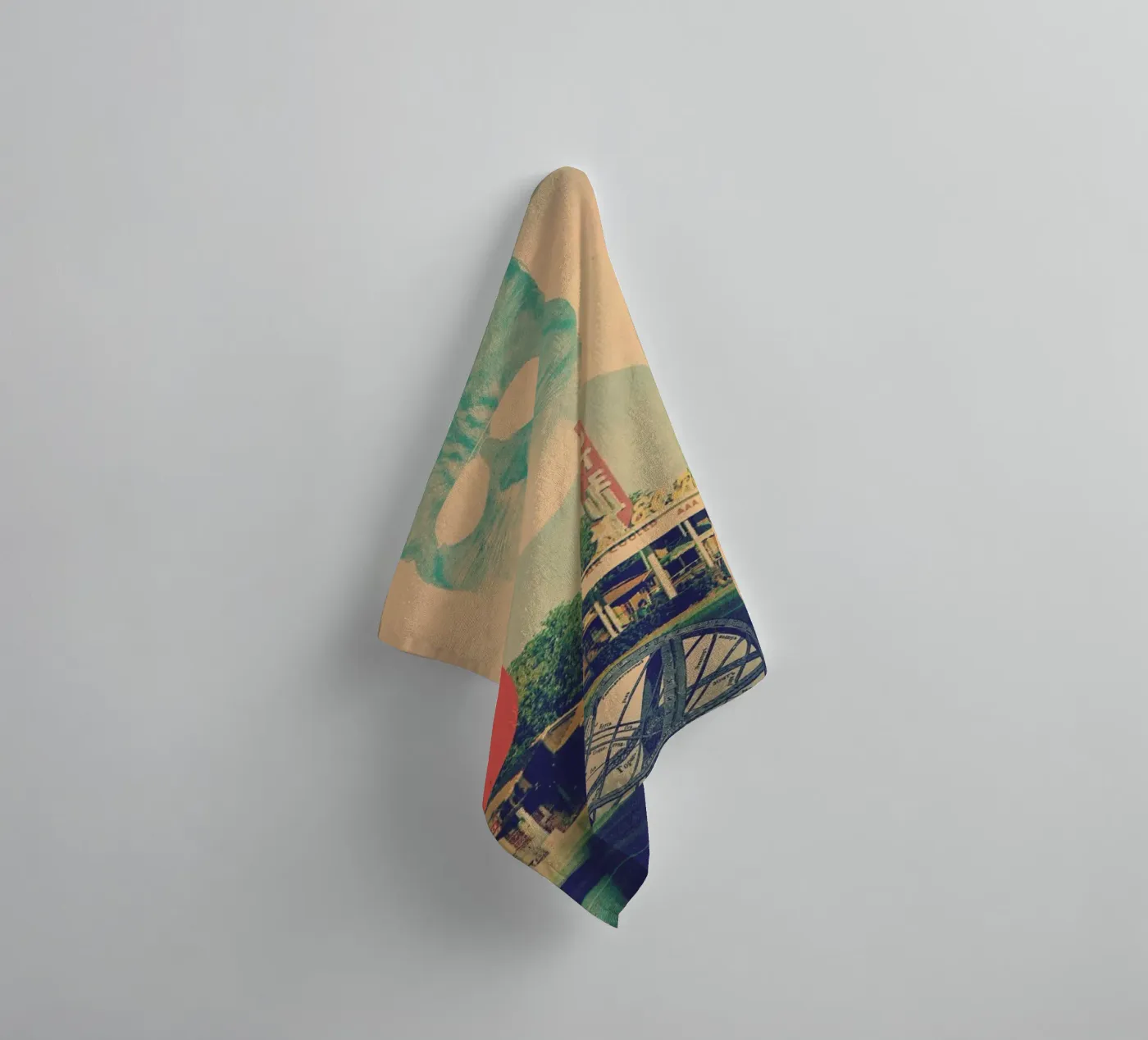 Cool Cat towel by Ali Gulec
