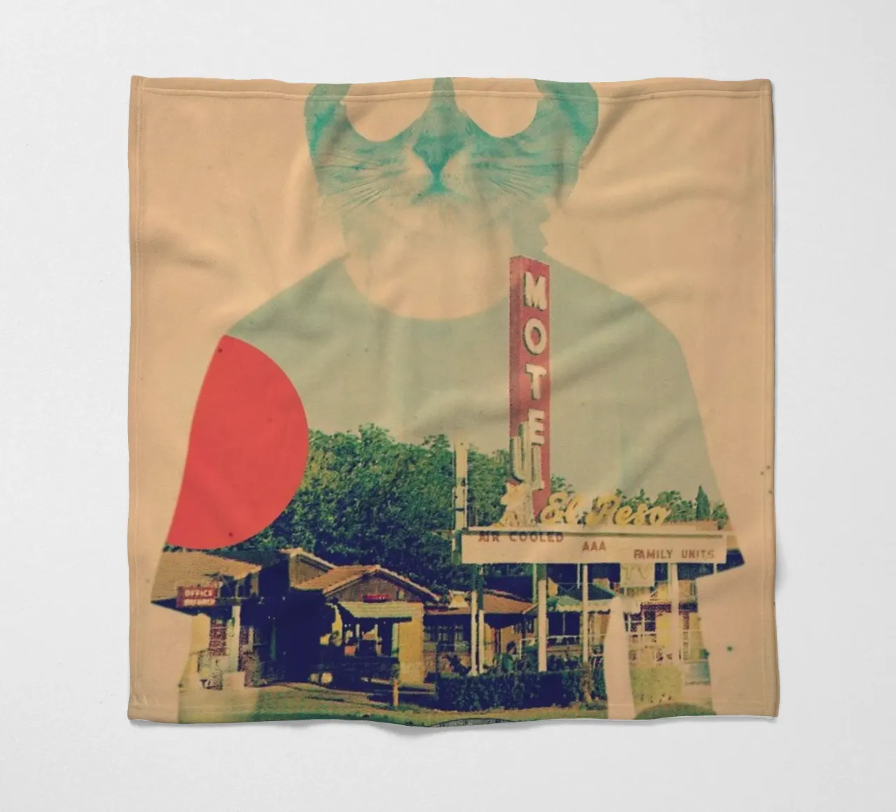 Cool Cat Fleecedecke von Ali Gulec